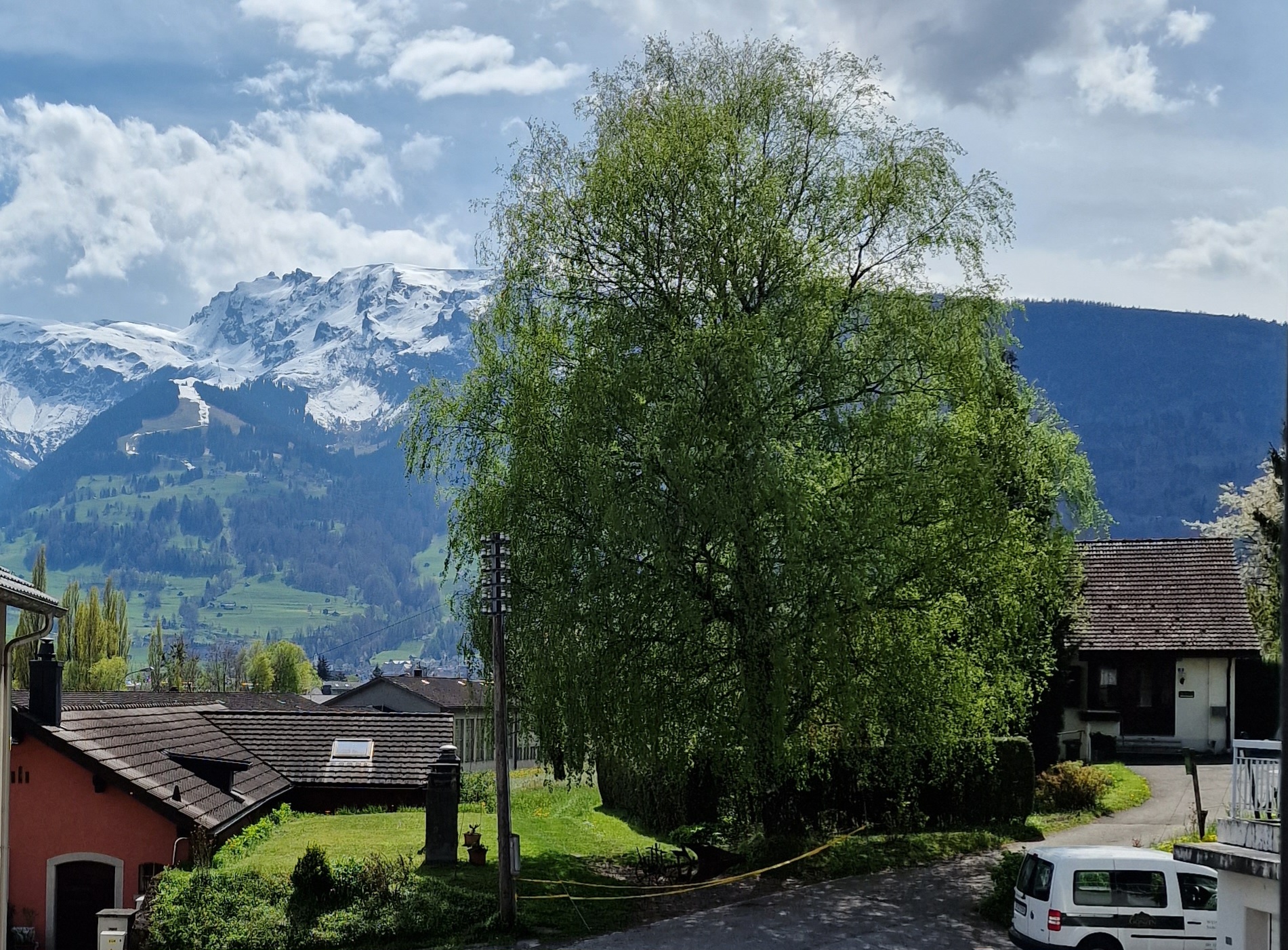 Bergpanorama in der Region Sargans